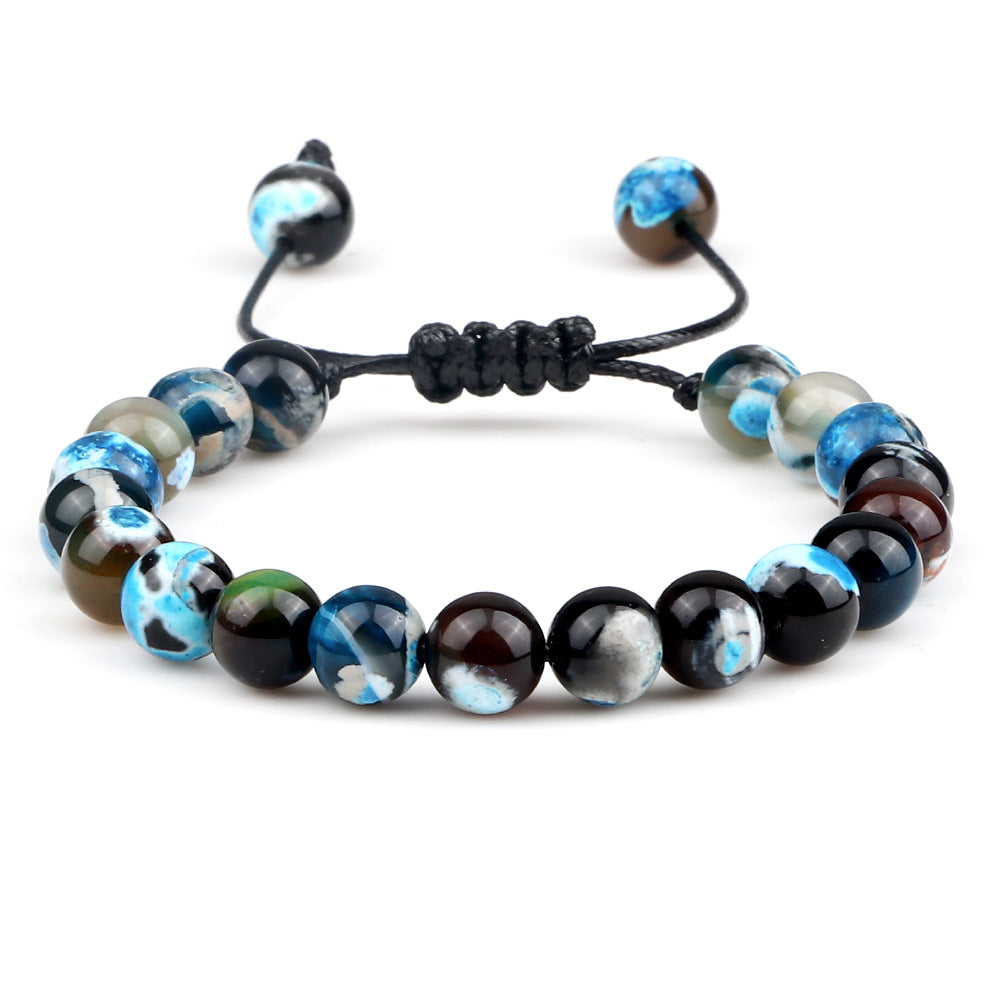 Brazalete ajustable de la trenza del fuego de 8 mm de 8 mm